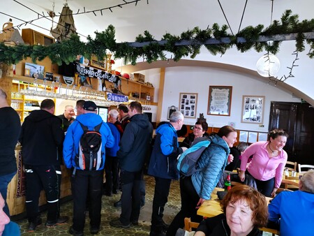 V koči je bilo zelo živahno